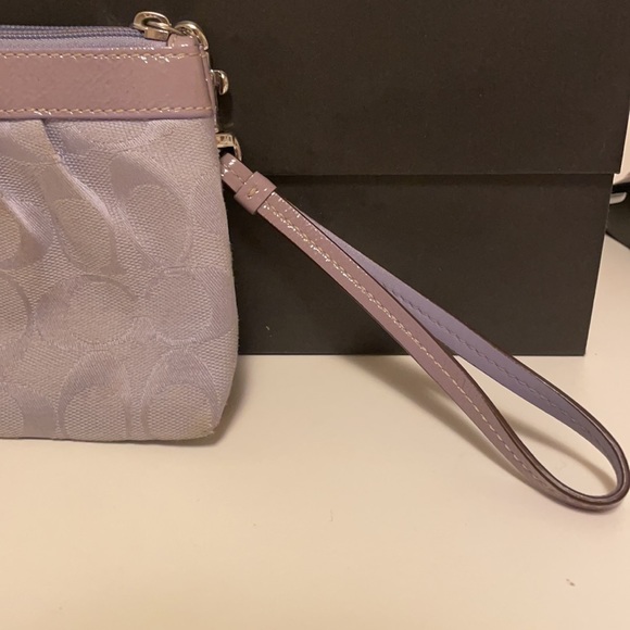 Purple Coach Wristlet - Picture 4 of 8